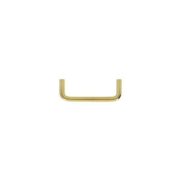 Wire Pull Polished Brass, 10PK